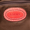 LOEWE Nubuck Anagram Madrid Fringe Shoulder Bag Secondhand