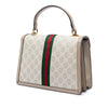 Gucci Small GG Canvas Web Ophidia Top Handle Flap Secondhand