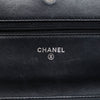 Chanel CC Embossed Lambskin Camellia Wallet On Chain Secondhand