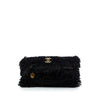 Chanel Paris Cosmopolite Tweed Fringe Clutch Secondhand