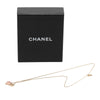 Chanel CC Gold Plated Laquered Heart Pendant Necklace Secondhand