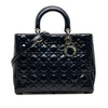 Dior Large Patent Cannage Lady Dior Secondhand