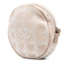 Chanel New Travel Line Nylon Round Wristlet Pouch Secondhand