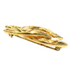 Secondhand Chanel CC Gold Plated Quilted Brooch