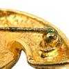 Secondhand Chanel CC Gold Plated Quilted Brooch