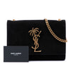 Saint Laurent Small Suede Palm Tree Classic Monogram Kate Crossbody Secondhand