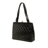 Chanel CC Quilted Lambskin Kiss Lock Frame Shoulder Bag Secondhand