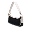 Burberry Leather And Canvas Shoulder Bag Secondhand