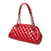 Chanel Small Quilted Patent Just Mademoiselle Bowling Bag Secondhand