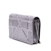 Dior Metallic Patent Microcannage Diorama Wallet on Chain Secondhand