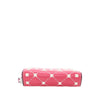 Valentino Quilted Lambskin Rockstud Zip Around Compact Wallet Secondhand
