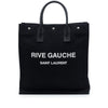 Saint Laurent Canvas Rive Gauche North South Tote Secondhand
