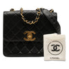 Chanel XL CC Quilted Lambskin Square Single Flap Secondhand