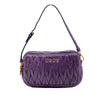 Miu Miu Nappa Matelasse Double Zip Handbag Secondhand