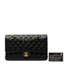 Secondhand Chanel Medium Classic Caviar Double Flap