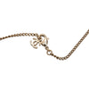 Chanel CC Brass and Strass Pendant Necklace Secondhand
