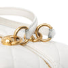 Chanel Métiers d'Art CC Quilted Lambskin Box with Top Handle Bag Secondhand