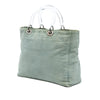 Dior Large Denim Cannage Acrylic Handles Lady Dior Secondhand
