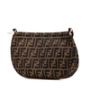 Fendi Zucca Canvas Shoulder Bag Secondhand