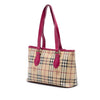 Burberry Medium Haymarket Check Coated Canvas Regent Tote Secondhand