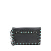 Valentino Leather Rolling Rockstud Wristlet Clutch Secondhand