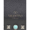 Valentino Leather Rolling Rockstud Wristlet Clutch Secondhand