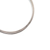 Hermès Epsom and Palladium Plated Kelly Cadena Lock Bangle Bracelet Secondhand