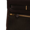 Hermès Military Toile and Vache Hunter Herbag Zip 20 Secondhand