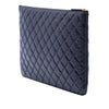 Chanel Large Quilted Caviar O Case Clutch Secondhand