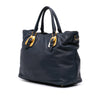 Prada Soft Calfskin Open Convertible Shopping Tote Secondhand