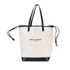 Secondhand Saint Laurent Canvas Teddy Drawstring Shopping Tote