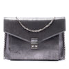 Secondhand Dior Metallic Leather Shadow Soft Pouch on Chain