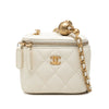 Chanel Mini CC Quilted Lambskin Pearl Crush Vanity Case With Chain Secondhand