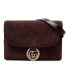 Gucci Small Suede GG Ring Torchon Crossbody Secondhand