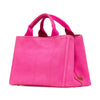 Secondhand Prada Small Canvas Canapa Logo Satchel