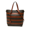 Saint Laurent Le Monogramme Coated Canvas and Leather Shopper Tote Secondhand