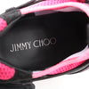 Jimmy Choo Diamond Fabric Sneakers in Pink x Black, Size 39 EU Secondhand