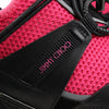 Jimmy Choo Diamond Fabric Sneakers in Pink x Black, Size 39 EU Secondhand