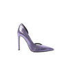 Just Cavalli Crocodile-embossed Decollette Pumps In Purple S09WL0079, Size 39 EU Secondhand