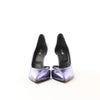 Just Cavalli Crocodile-embossed Decollette Pumps In Purple S09WL0079, Size 39 EU Secondhand