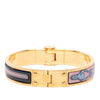 Hermès Narrow Printed Enamel Hinge Bracelet Secondhand