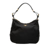 Secondhand Prada Saffiano Trimmed Tessuto Shoulder Bag