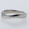 Platinum Diamond Wave Band Ring - '10s Second-hand