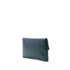 Balenciaga Chevre Motocross Classic Metallic Edge Envelope Clutch Secondhand