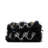 Gucci Small GG Marmont Embroidered Shearling Crossbody Secondhand
