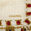 Chanel Jewelry Print Carre Silk Scarf Secondhand