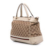 Gucci Small GG Canvas Web Mayfair Satchel Secondhand