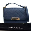 Chanel Small Quilted Grained Calfskin Label Click Flap Secondhand