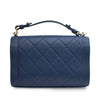 Chanel Small Quilted Grained Calfskin Label Click Flap Secondhand