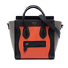 Celine Nano Tricolor Leather Luggage Tote Secondhand